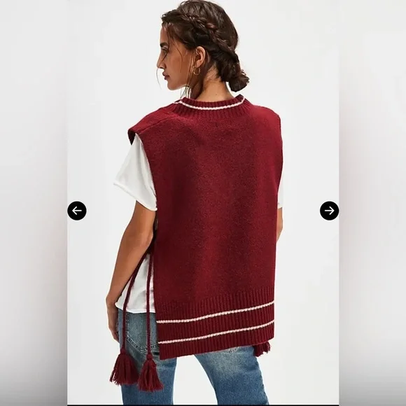 Free people All Star Stripe Poncho - Picture 3 of 9